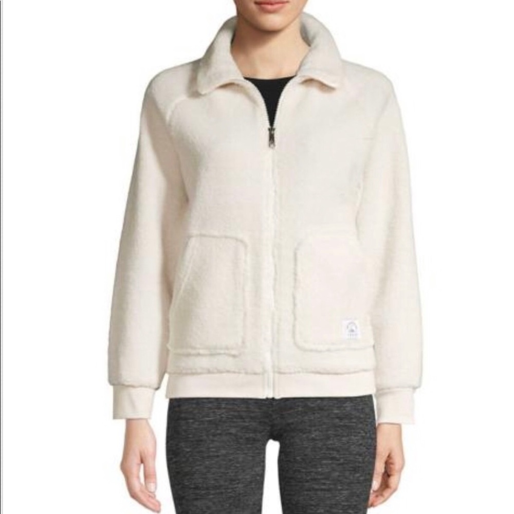 Sam Edelman faux shearling zip up
